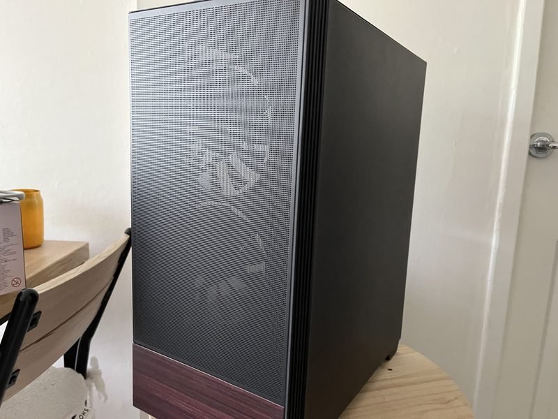 OakTower PC front angle view